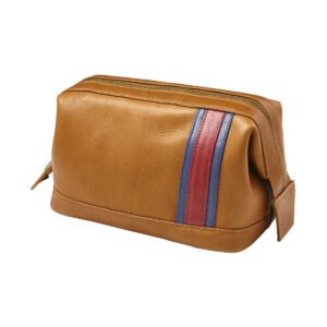 Racer Leather Toiletry Case
