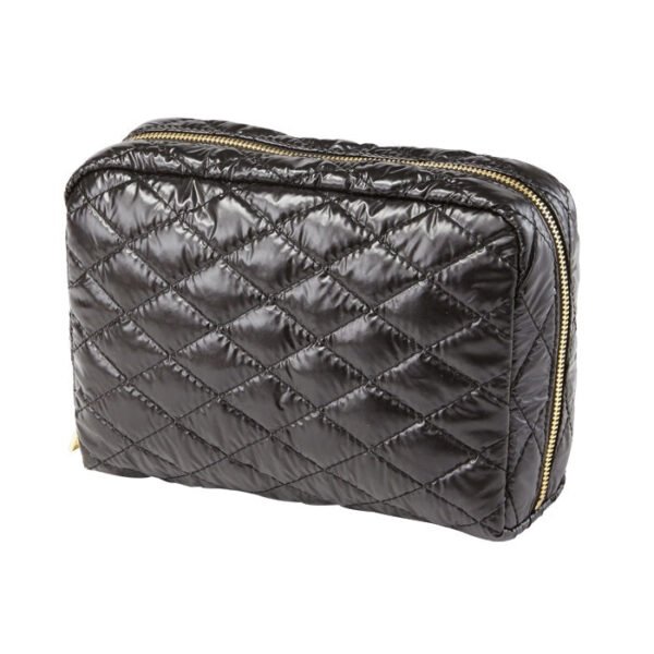 Quilted Cosmetics Travel Pouch