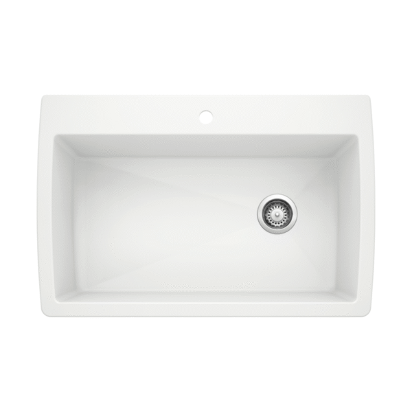 Blanco Diamond Super Single Dual Mount SILGRANIT Kitchen Sink