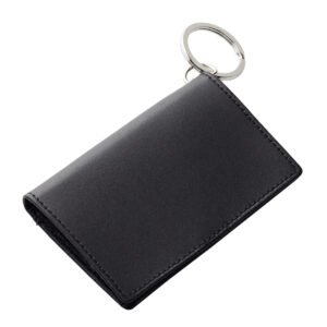 Colorful Leather ID-Keychain Wallet