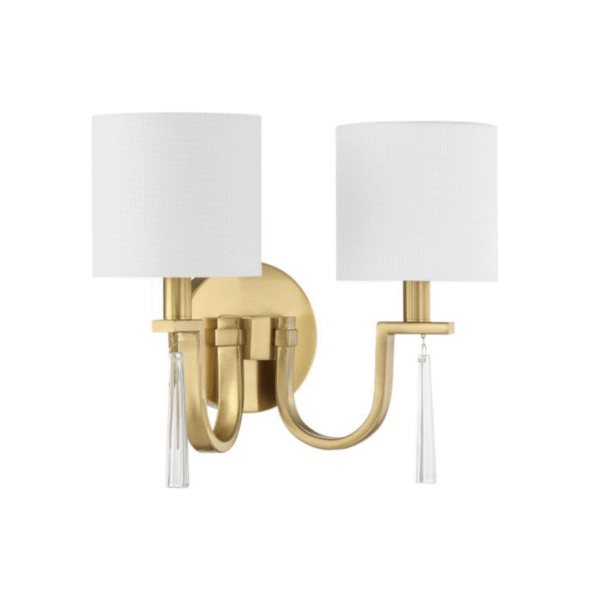 Craftmade Fortuna 2 Light Wall Sconce - 58262-SB