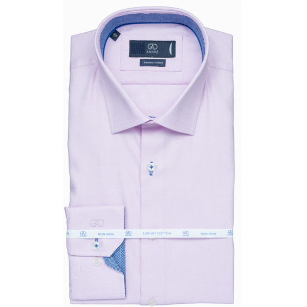 Andr?? Durham Formal Shirt | Pink / Lilac