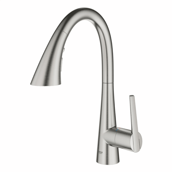 GROHE ZEDRA Single-Handle Pull Down Triple Spray Bar Faucet  1.75 GPM