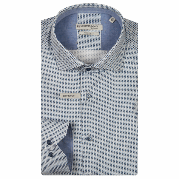 Giordano Modern Fit Print Pattern L/S