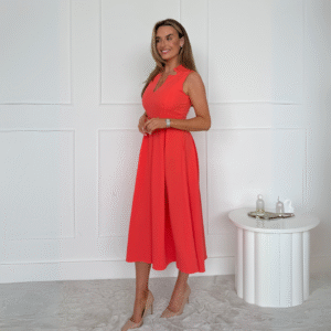 Girl In Mind Notch Neck Sleeveless Dress