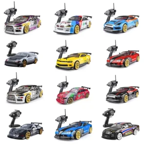 1:10 Scale High Speed Dual Mode 4WD RC Racing Car Model 40-70Km/h Electric Remote Control Drift Car Expert Charger USB Cable