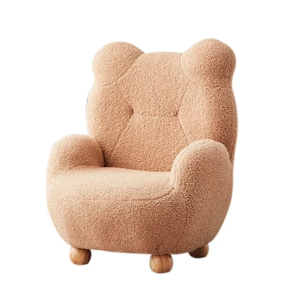 Lovely Animal Fleece Mini Sofa Reading Corner Chair Stool with Removable Bear Leg Family & Baby Gift Promotional Business