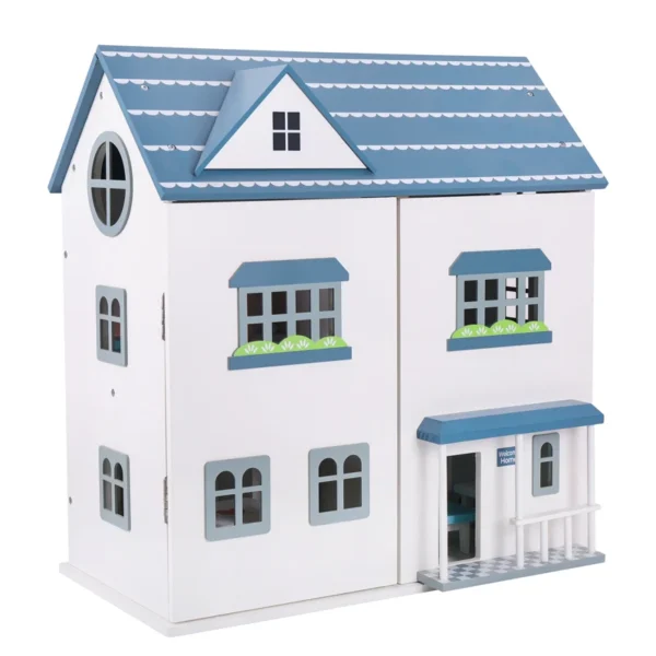 Wood Toys for Kids Blue and White Sale Kids Toy Doll House for Kids Fun Toys