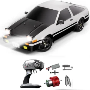 DWI 2.4G 1:12 Full Scale Remote Control Car 30km/H High Speed Performance 4WD RC Drift Car with LED Hobby RC Cars Toys For Boys