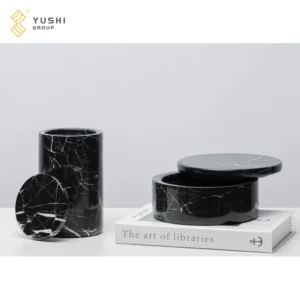 Yushi Group Modern Creative Marble Jewellery Box Ornament Art Home Storage Box Crafts Desktop Hotel Party Storage Ornament