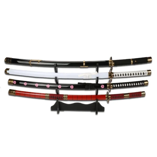 US Warehouse Stock Anime Swords  Katana Not Sharp Equipped with Sword Holder