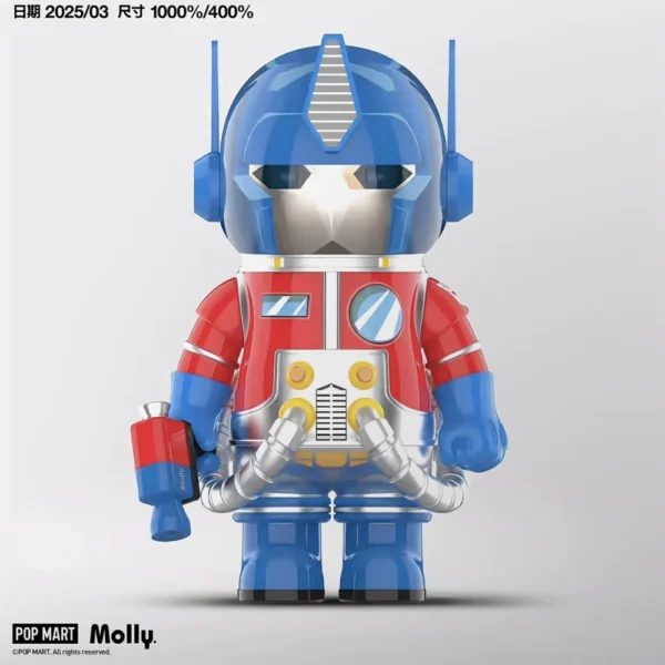 Popmart Mega Space Molly  400/1000% Trendy PVC Action Figure Cartoon Style Desktop Ornaments Robot Animal Themes