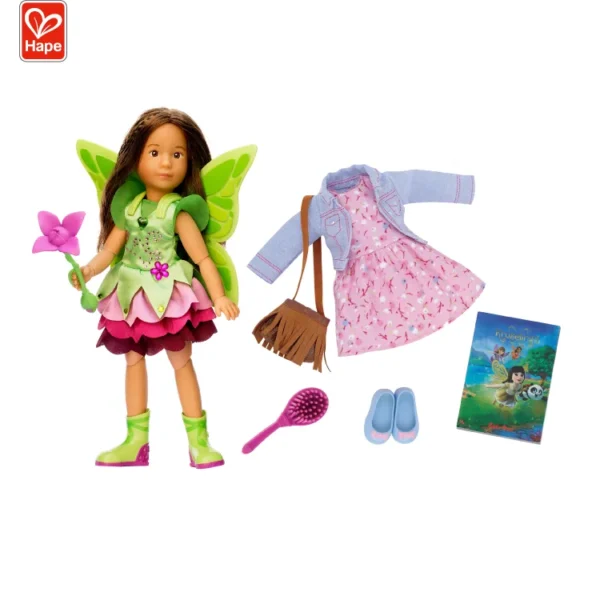 Cute Girl Dolls 23cm Kids Toys Fashion Baby Doll Set Soft Play Toy