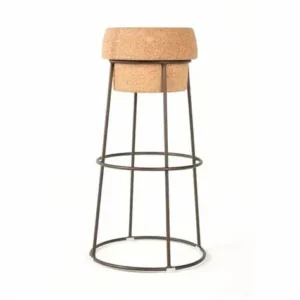 Bar Stool Hot Selling High Quality Wholesale Giant Champagne Cork Wire Cage Stool Cork Stool Chair Eco Friendly Creative Gift