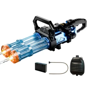 Powerful Automatic Electric Water Gun Toy with Muzzle Flash Auto Water Suction Powerful Squirt Guns Pistol for Adults Kids