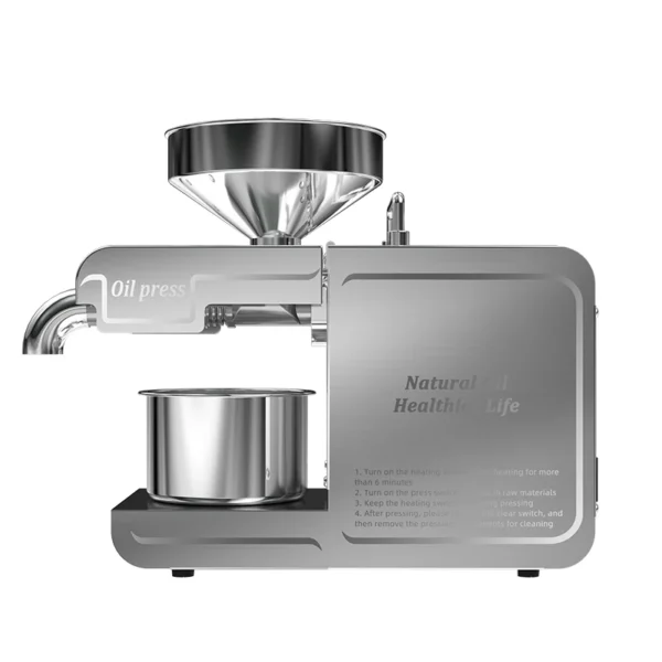 T1 New Oil Press Capacity 3-5KG/H Stainless Steel Cooking Oil Processing Kitchen Appliances
