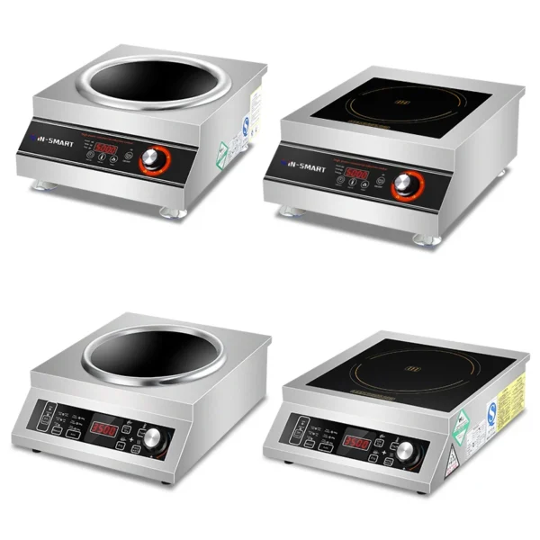 3500w/5000w Concave or Flat Commercial Electric Induction Cooker Restaurant High Big Power Cooktop Stainless Cooking Stove