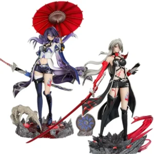 30CM Sexy Acheron Raiden Bosenmori Mei Anime Figure Plastic Honkai Star Rail Statue Model Toy Doll Animation Derivatives