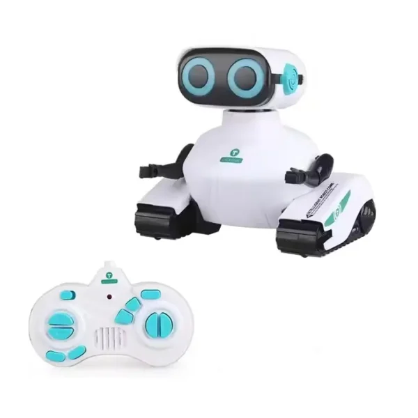 2024 DWI Dowellin 2.4G Electronic Smart Robot Toys Remote Control Robot With Music & LED Eyes for Kids