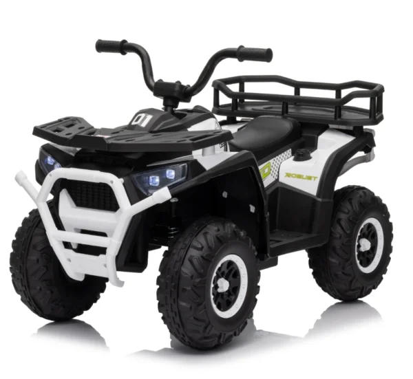 Kids ATV 24V 4 Wheeler for Kids Quad With 7AH Battery 7KM/H Max Speed LED Lights Radio Toddler Ride on 4 Wheeler Electric Car