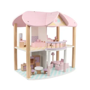 Wholesale Model Building Wooden 3D Doll House for Girls DIY Educational Toys Hobbies Kids Learning for Pretend Preschool Role