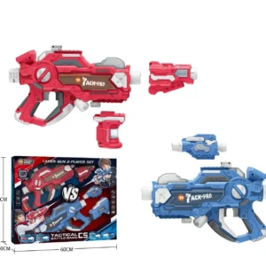 PANDAS Hot Selling Laser Tag Equipment Gun and Vest Multiplayer Safe Shooting Game Laser Tag Gun Digital LED Score Gun Toy