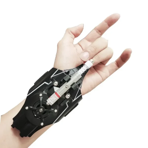 Cosplay Spider Anime Web Shooter Luminous Light Wrist Launcher String Shooters Toy for Kids