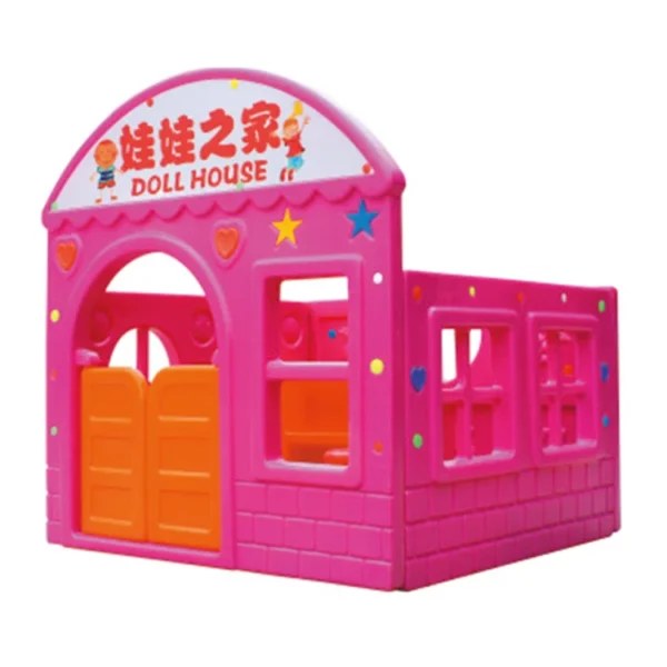 China Playground Playhouse Plastic House Doll House for Kindergarten Furniture Kids Lovely Play House