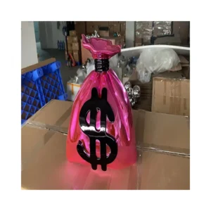 Resin Custom Size Cartoon Game Figure Indoor Decorative Fiberglass Monopoly Monopoly Sculptures Fiberglass Monopoly Statue