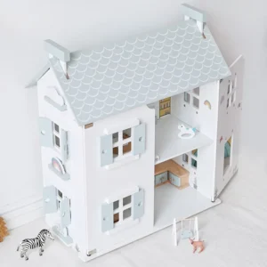 New Design Custom Children Pretend Play Simulation Princess Villa Doll House for Girl Educational Gift Toys for Kids