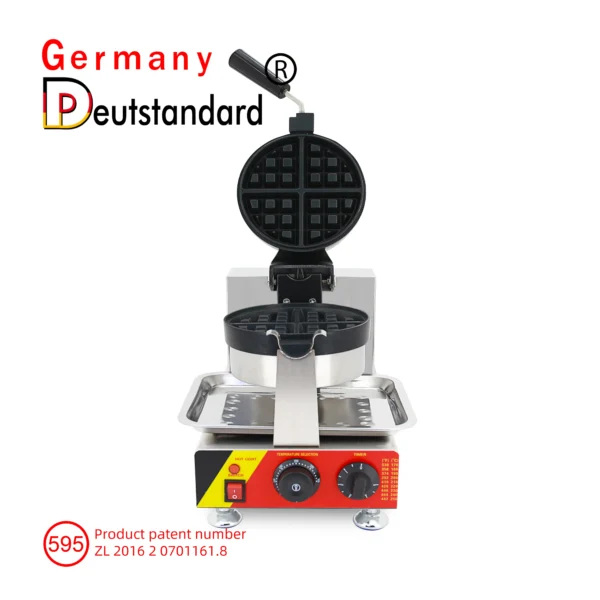 Commercial Mini Waffle Maker Rotate Waffle Machine with CE