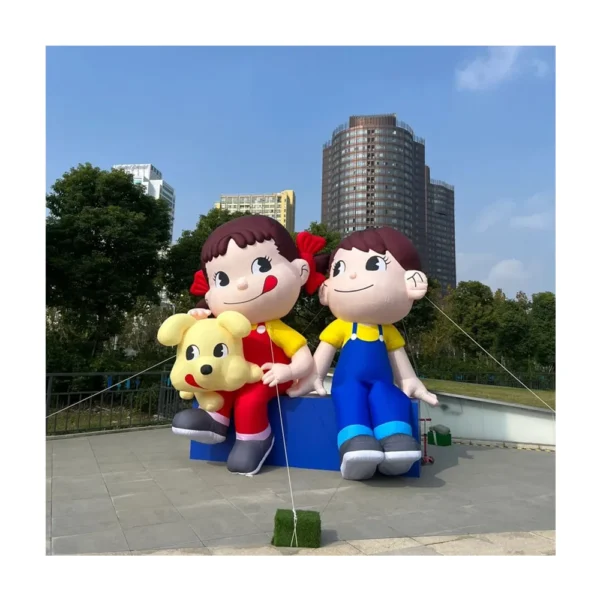 Customize Large Inflatable Big Cartoon Doll Doctor Robot Alien Boy Girl Woman Man Model