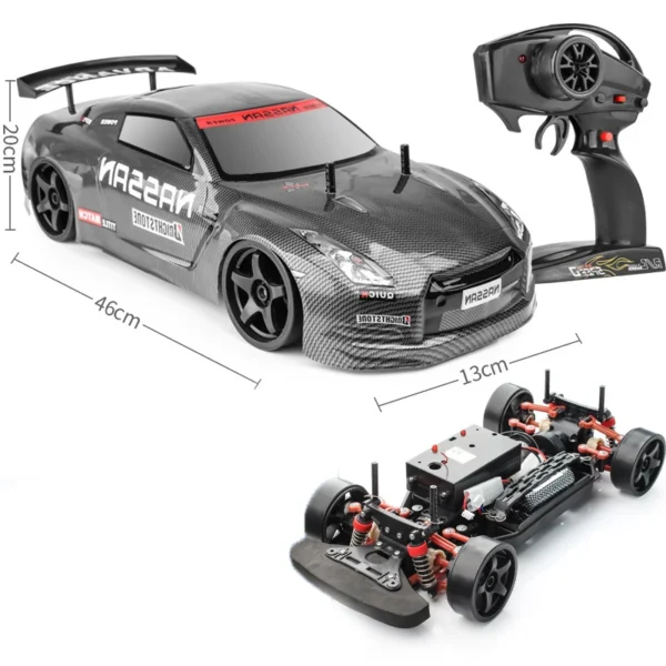 Best Seller Big Scale 1:10 Remote Control Racing Car High Speed 4WD RC Toys with Chargeable Batteries Super Toy Car