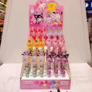 New Arrival Kawaii Gel Pen Kuromi My Melody Cute Creativity Press Gel Pen School Student Writing Pen