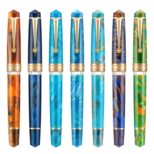 Promotional Product High-Quality Multi-Color P20 Piston Resin Nib  for Smooth Writing Office Gifts Fountain Pens