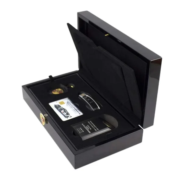 Luxury Custom  Wooden Gift Box Set | Premium Corporate Client Giveaway