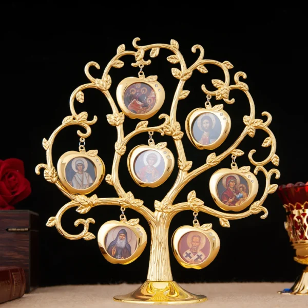 HT Orthodox Product Supplier Customizable Image Christ The Tree of Life with Religion Character Icon Picture Church Home Decor