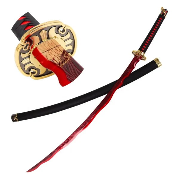 Elden Ring Weapon Replica Rivers of Blood Katana Sword Real Japanese Samurai