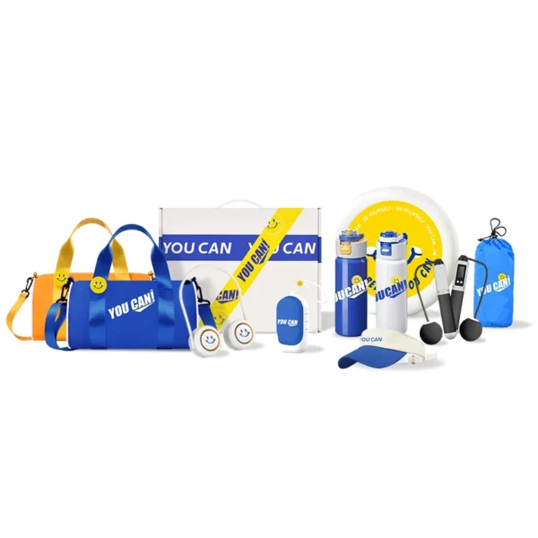 Customized Sports Gift Set with Crossbody Bag Sports Equipment Team Building Activities for School & Business Promotion