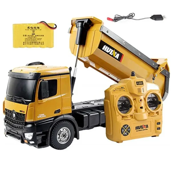1/14 10CH Die-cast Tipper Rc Dump Truck Rc Model Truck Dumper With Led Light and Sound