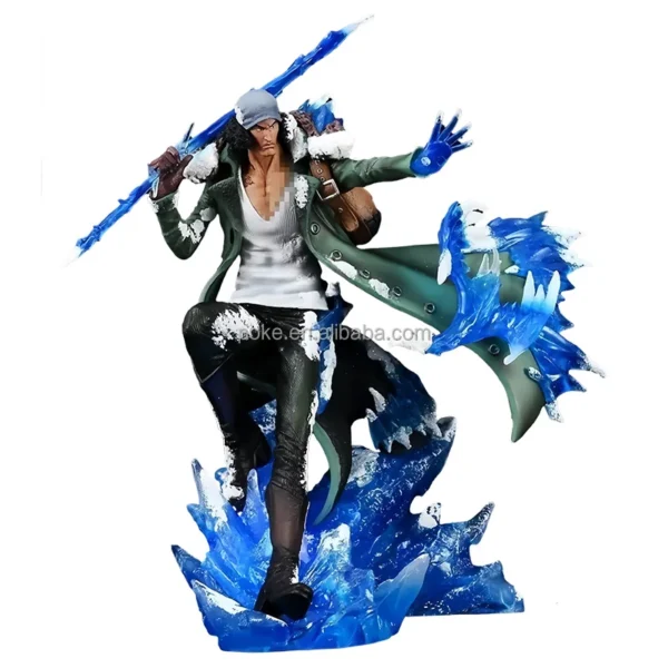 One Pieces Former Admirals Aokiji Anime Figure Box Packing 30cm Exciting Action Figure Derived From Animation Product