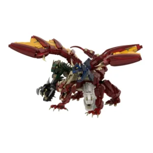 GoldMoc Games Action Figure MOC-185136 Tiamat's Dice Tower Building Blocks Toys Dragon Queen DIY Kids Puzzle Model Bricks Toy