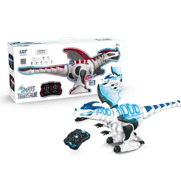 Interactive Robot Dinosaur Lighting Spray Toy R/C Toy Simulation Music Toy Remote Control Dinosaur