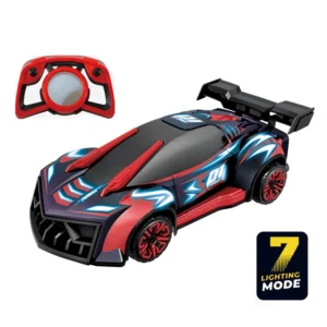 1:10 Scales Remote Control Car 4WD High Speed  RC Racing Car Big Size RC Car with Fog Mist, 7 LED Lighting Modes