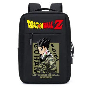 Dragon Balls Cartoon Schoolbag USB Charging Large Capacity Student Schoolbag Casual Backpack Cartoon Notebook Backpack