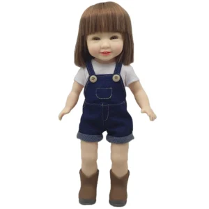 Custom  Design  Doll 14 Inch Soft Vinyl Doll Lovely Doll Toy Gift