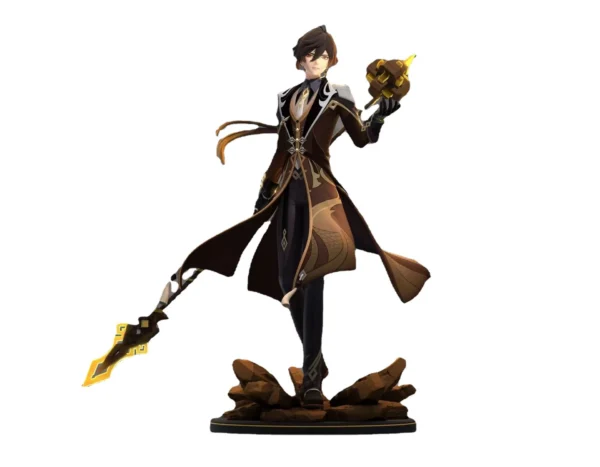 Animation toy Genshin Impact zhong li rock god rock king king standing posture game peripheral animation handmade decorations