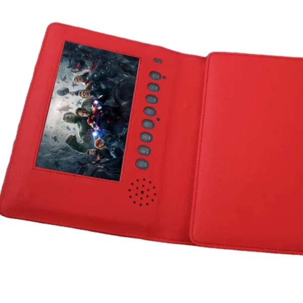 Notebook Video Portable Movie Notebook Power Bank 8G U Disk and Business Pen Gifts