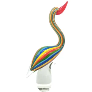 Hand Made Murano Glass Figurine Animals Birds of Brightly Colored