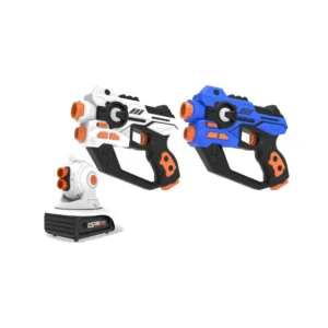 Novelty Infrared Laser Gun Projection Toy - Arcade-Style with Moving Targets (UFOs, Ducks & Dinosaurs)